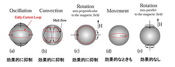 Effect of static magnetic field